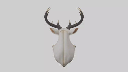 Faux animal head mount model 3D model