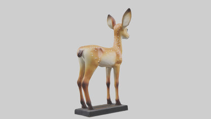 Fawn statue model VR / AR / low-poly