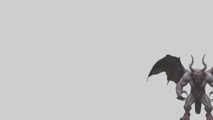 3D model Fearsome Demon model VR / AR / low-poly