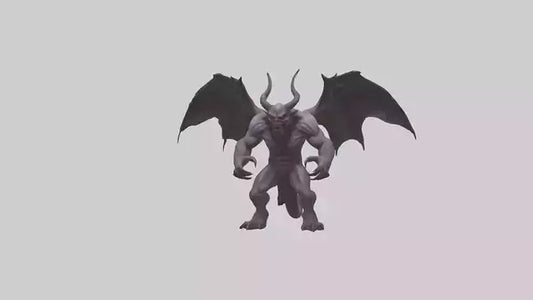 3D model Fearsome Demon model VR / AR / low-poly