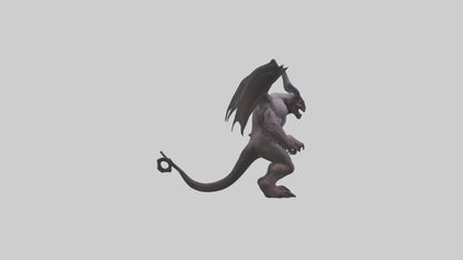 3D model Fearsome Demon model VR / AR / low-poly