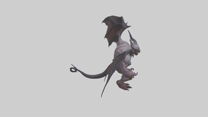 3D model Fearsome Demon model VR / AR / low-poly