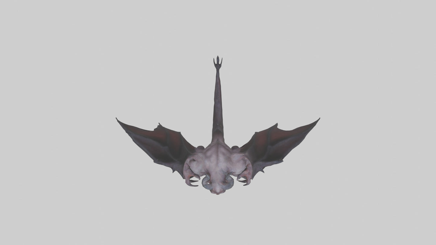 3D model Fearsome Demon model VR / AR / low-poly