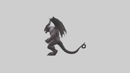 3D model Fearsome Demon model VR / AR / low-poly