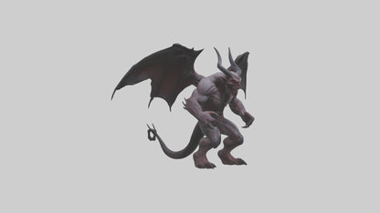 3D model Fearsome Demon model VR / AR / low-poly