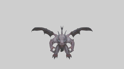 3D model Fearsome Demon model VR / AR / low-poly