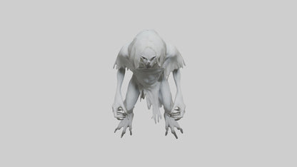3D model Feral Ghost Model VR / AR / low-poly
