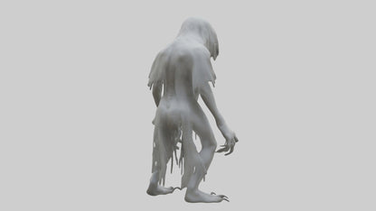 3D model Feral Ghost Model VR / AR / low-poly