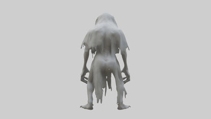 3D model Feral Ghost Model VR / AR / low-poly