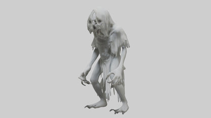 3D model Feral Ghost Model VR / AR / low-poly