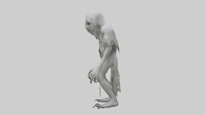 3D model Feral Ghost Model VR / AR / low-poly