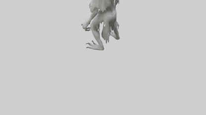 3D model Feral Ghost Model VR / AR / low-poly