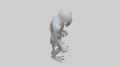 3D model Feral Ghost Model VR / AR / low-poly