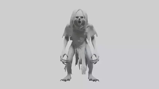 3D model Feral Ghost Model VR / AR / low-poly