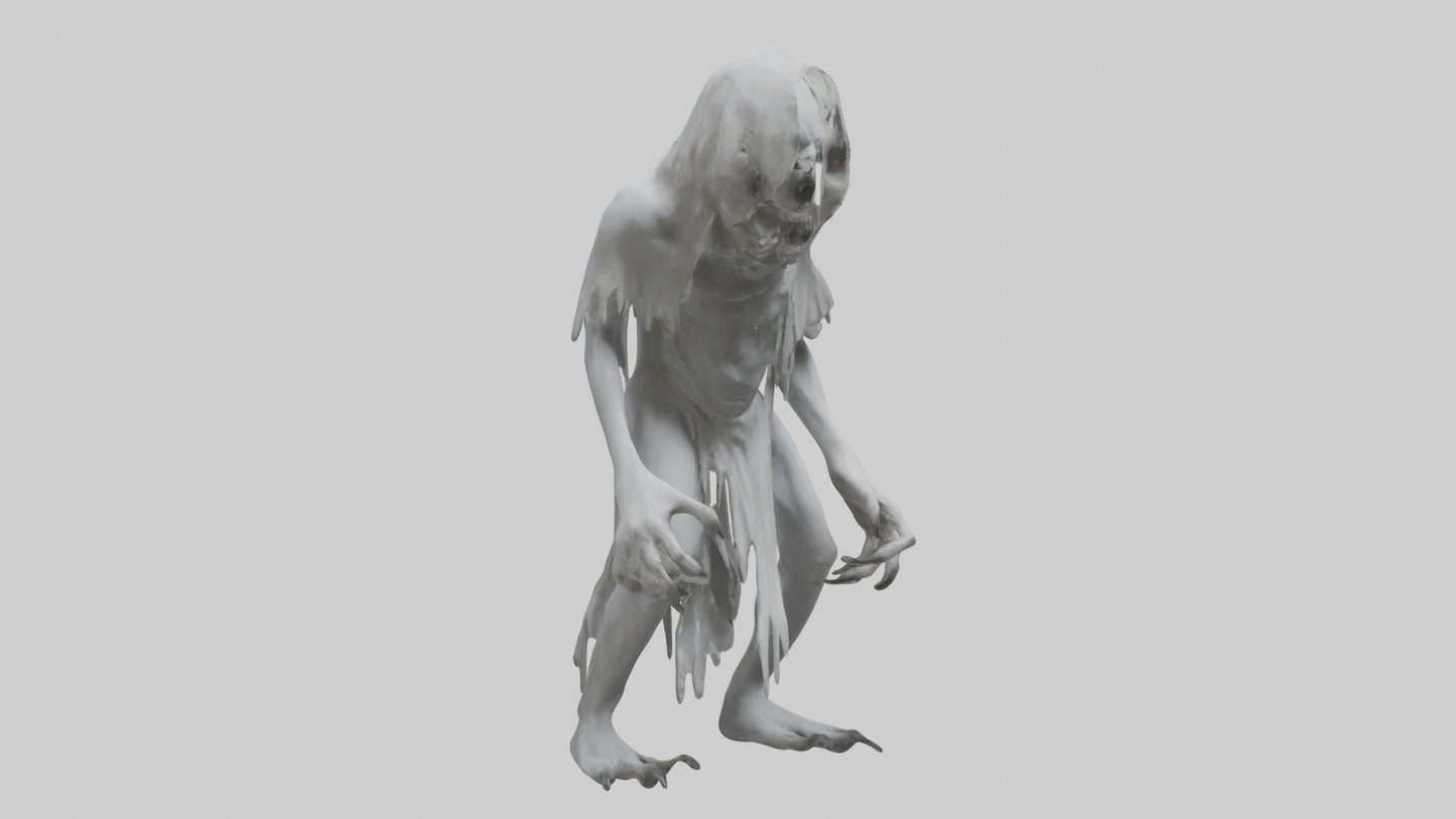 3D model Feral Ghost Model VR / AR / low-poly