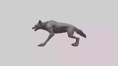 3D model Feral werewolf model VR / AR / low-poly