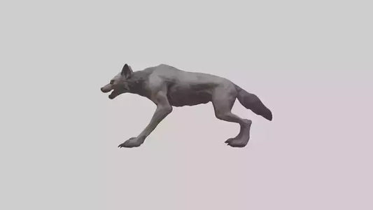 3D model Feral werewolf model VR / AR / low-poly