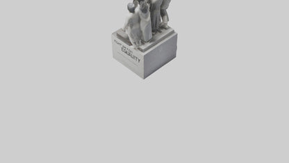 Fight for Equality statue model 3D model