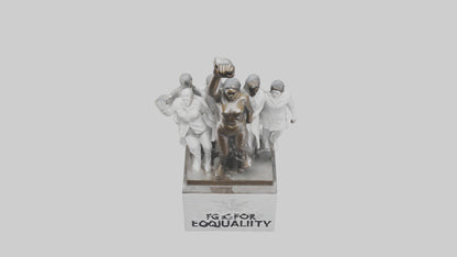 Fight for Equality statue model 3D model