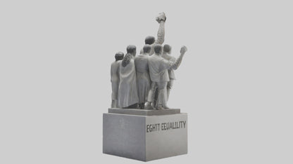 Fight for Equality statue model 3D model