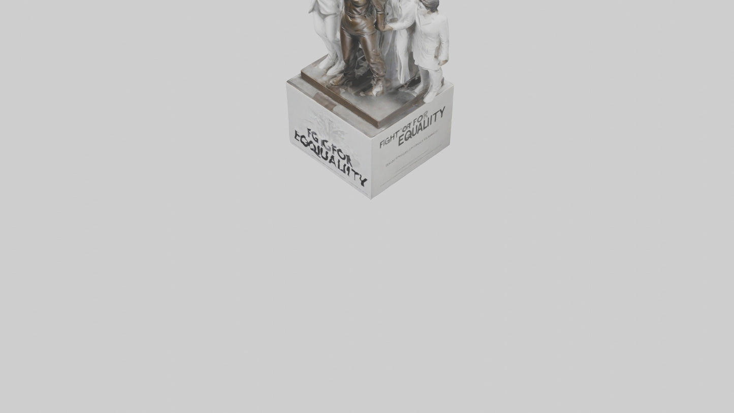 Fight for Equality statue model 3D model