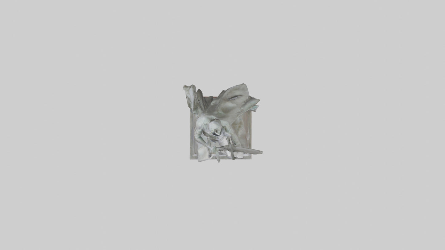 Fighter of Liberty Sculpture model 3D model
