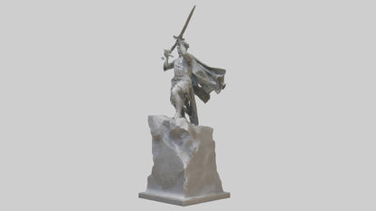 Fighter of Liberty Sculpture model 3D model