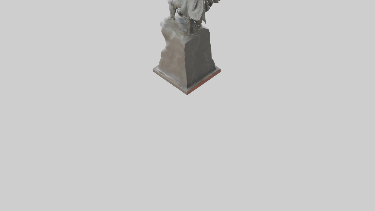 Fighter of Liberty Sculpture model 3D model