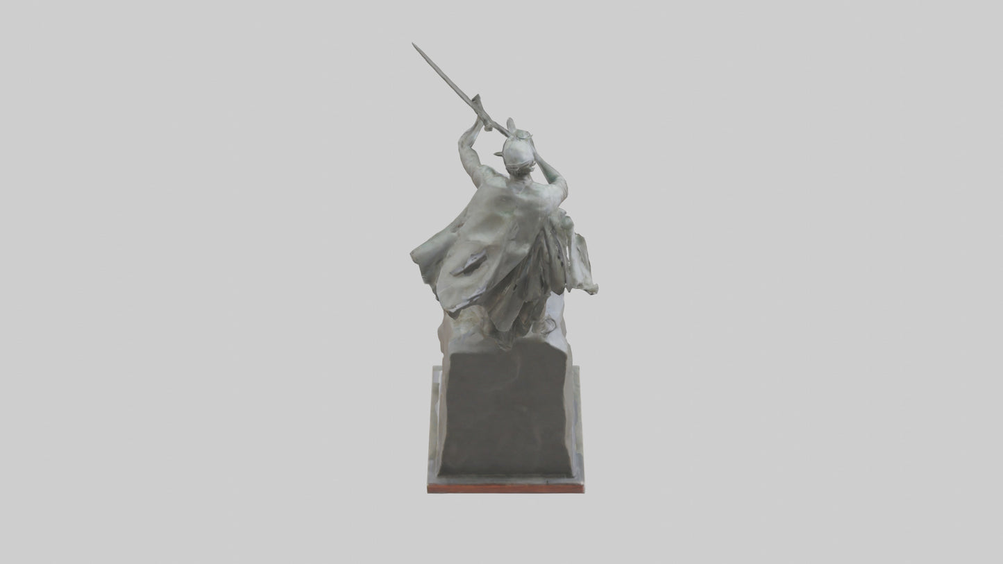 Fighter of Liberty Sculpture model 3D model