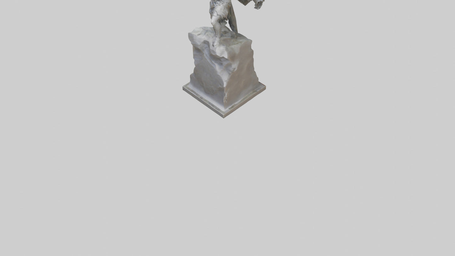 Fighter of Liberty Sculpture model 3D model