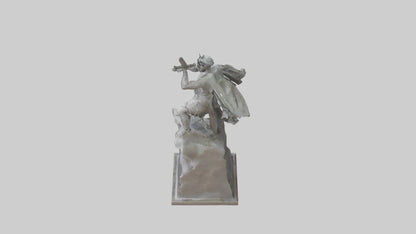 Fighter of Liberty Sculpture model 3D model