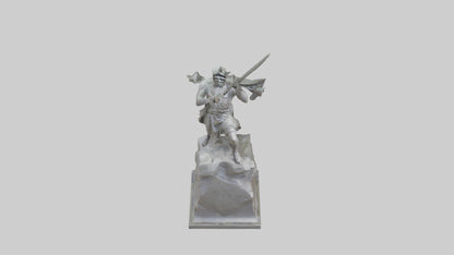 Fighter of Liberty Sculpture model 3D model