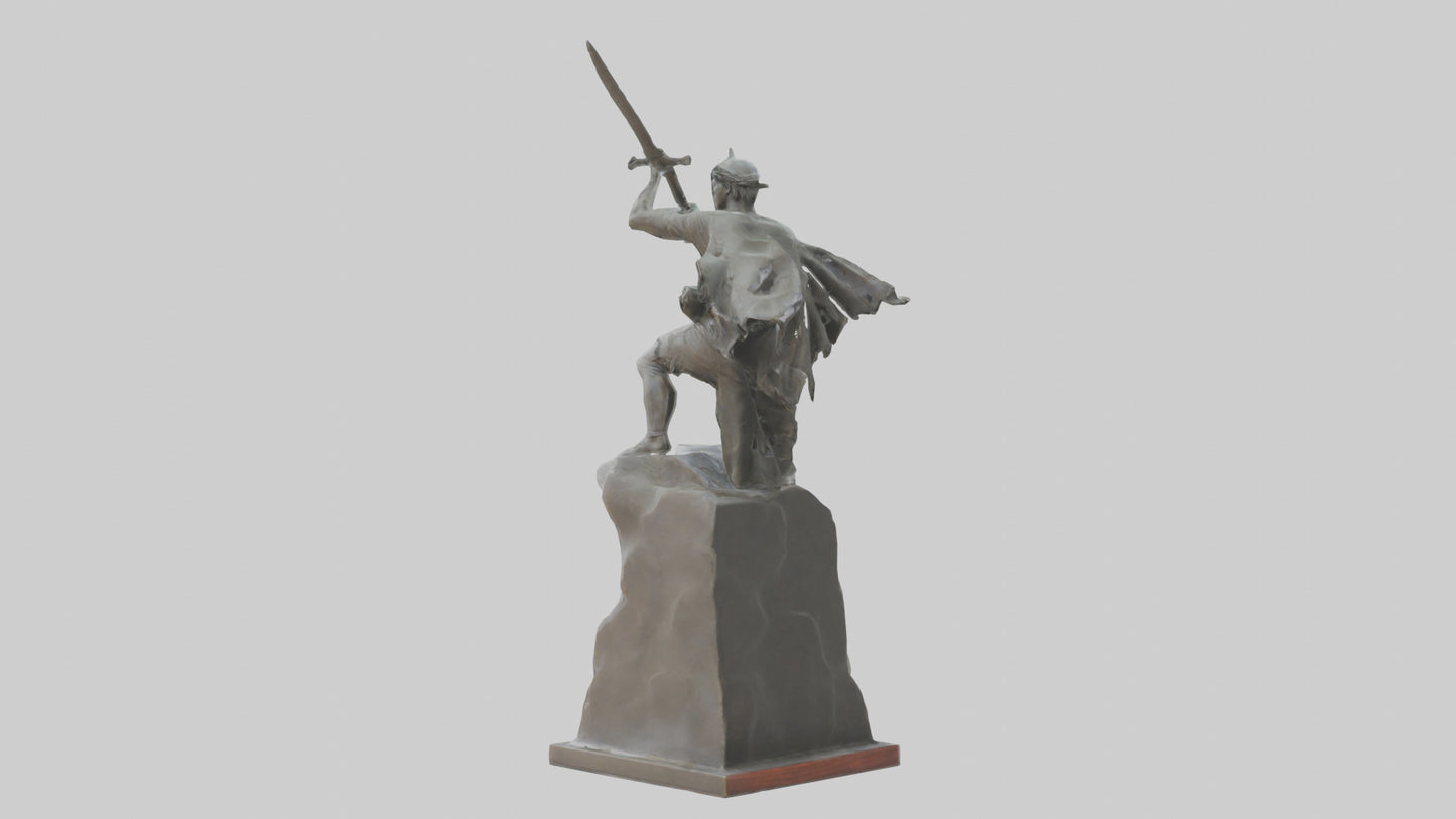 Fighter of Liberty Sculpture model 3D model