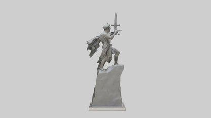 Fighter of Liberty Sculpture model 3D model