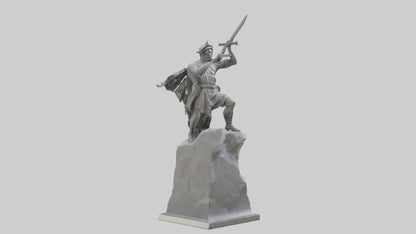 Fighter of Liberty Sculpture model 3D model