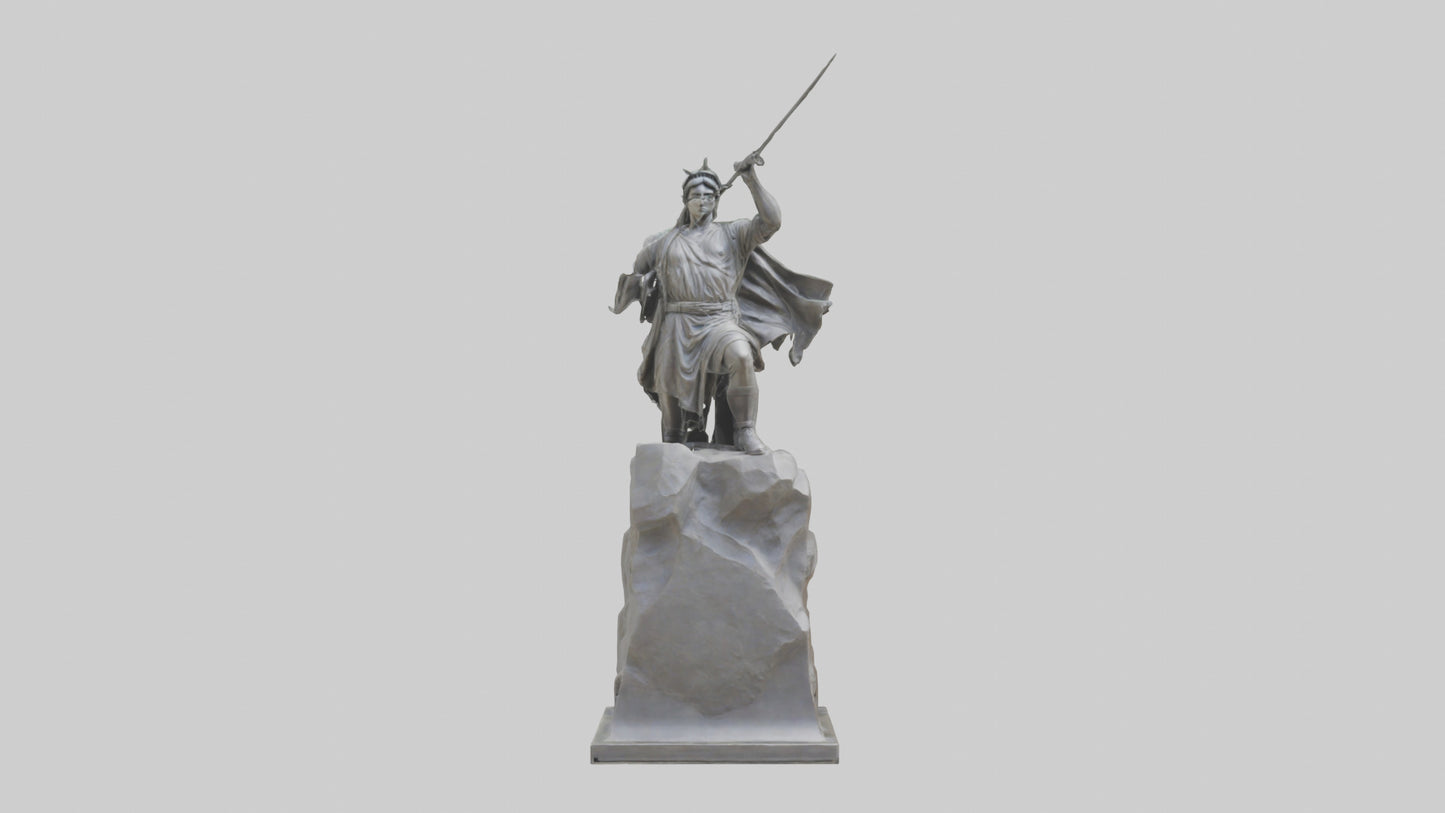 Fighter of Liberty Sculpture model 3D model