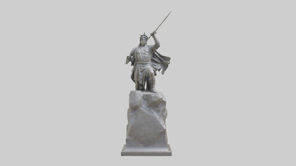 Fighter of Liberty Sculpture model 3D model