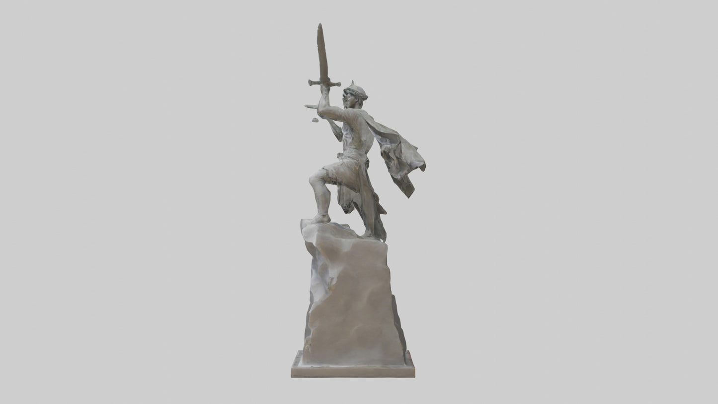 Fighter of Liberty Sculpture model 3D model