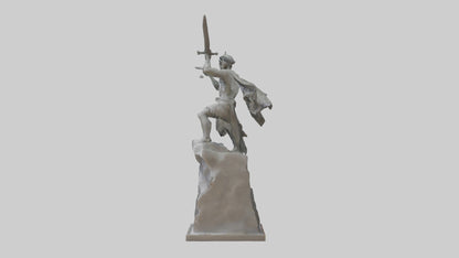 Fighter of Liberty Sculpture model 3D model