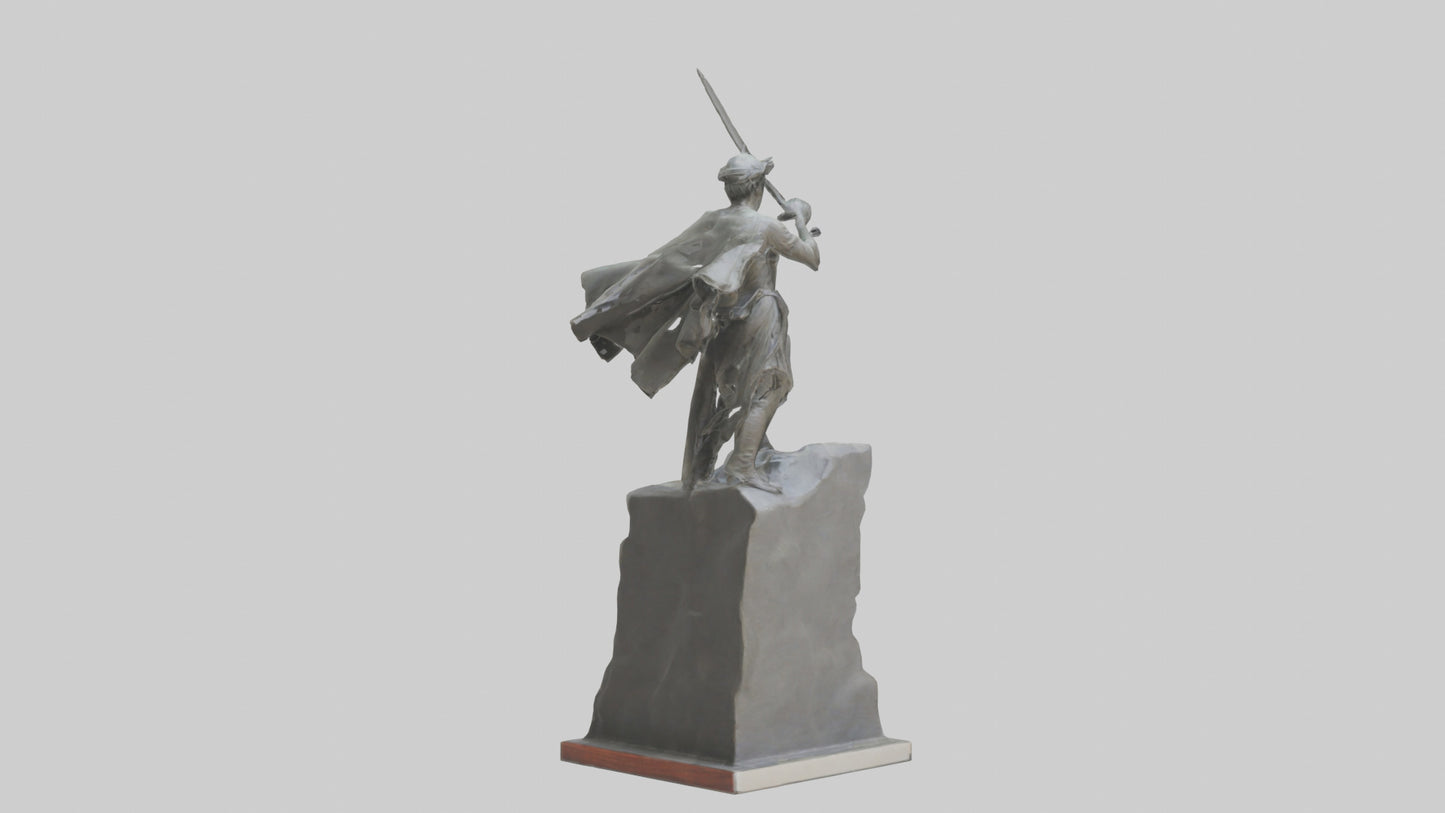 Fighter of Liberty Sculpture model 3D model