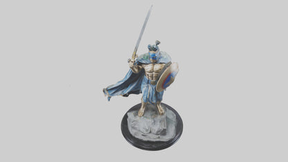 Fighting Hero Statue model 3D model