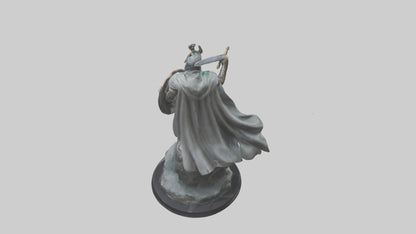Fighting Hero Statue model 3D model