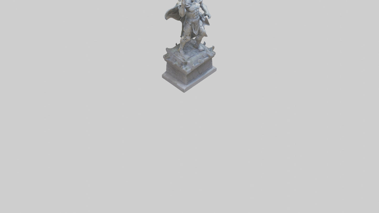 3D model Final Charge of the Hero Statue model VR / AR / low-poly