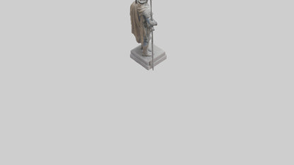 3D model Final Glory Soldier Statue model VR / AR / low-poly