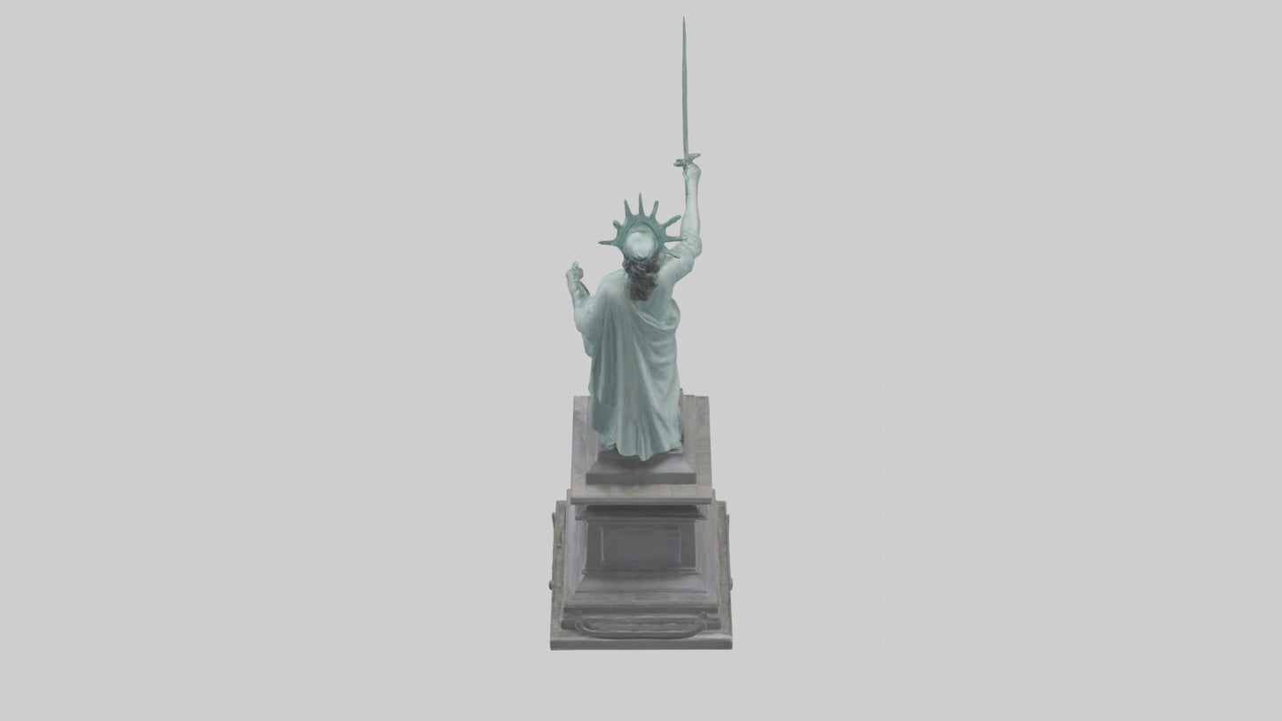 Final Stand for Liberty statue model 3D model