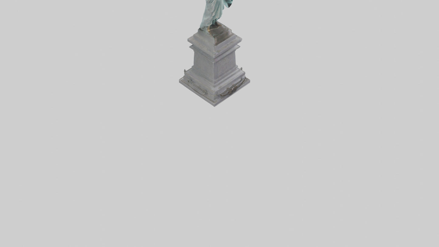 Final Stand for Liberty statue model 3D model