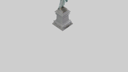 Final Stand for Liberty statue model 3D model