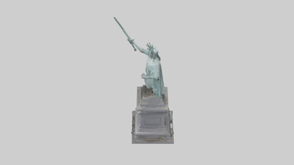 Final Stand for Liberty statue model 3D model