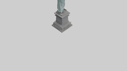 Final Stand for Liberty statue model 3D model