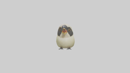 Finch Beak Model VR / AR / low-poly